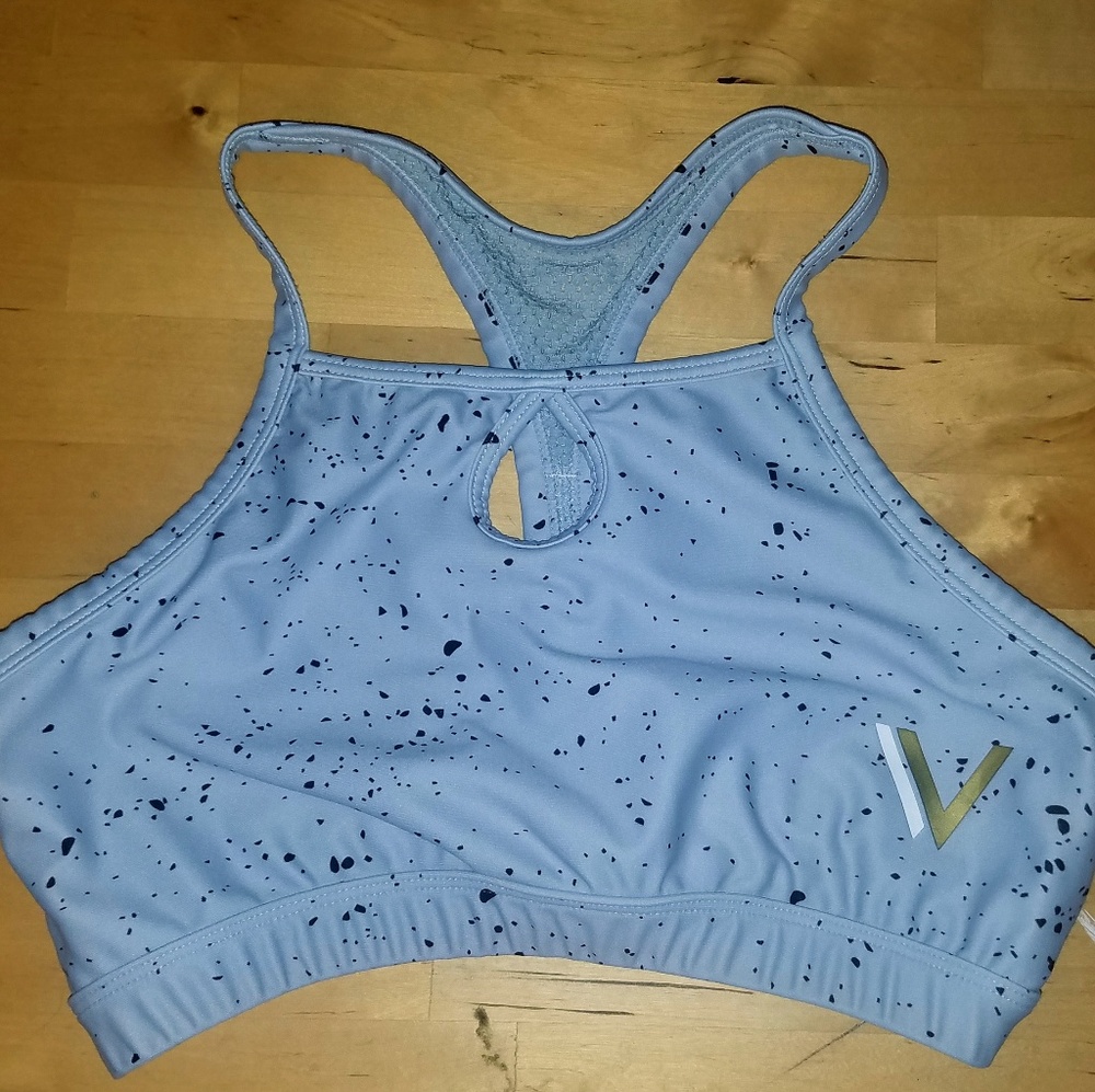 Vull Sport Blue Speckled Bra